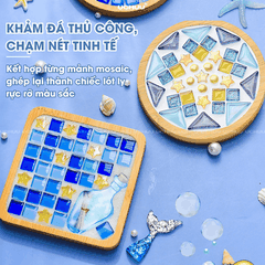 Lót Ly Khảm Đá Mosaic
