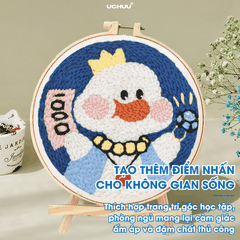 Tranh Thêu Len Nổi