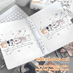 Sổ Còng Bìa Da PU