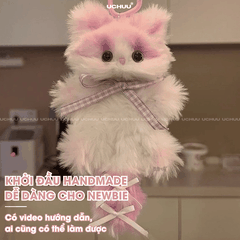 Set Móc Khoá Mèo Bông