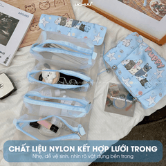 Túi Đựng Mỹ Phẩm 4 Trong 1