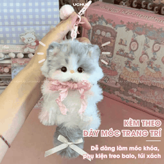 Set Móc Khoá Mèo Bông