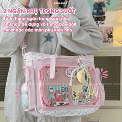 Túi Vải Viền Ren