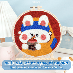 Tranh Thêu Len Nổi