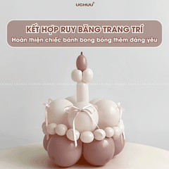 Bánh Kem Bong Bóng DIY