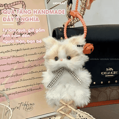 Set Móc Khoá Mèo Bông