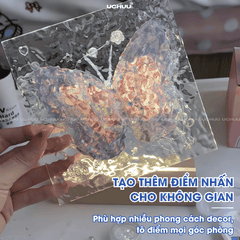 Tranh Đèn Bướm Acrylic