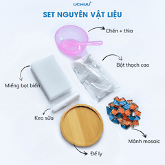 Lót Ly Khảm Đá Mosaic