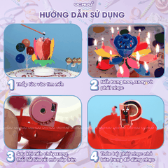 Nến Sinh Nhật Hoa Sen