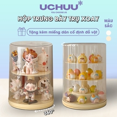 Hộp Trưng Bày Trụ Xoay