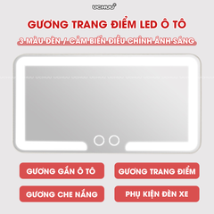 Gương Trang Điểm LED Ô Tô