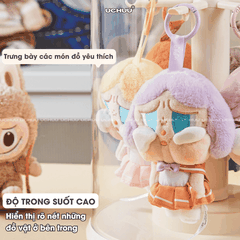 Hộp Trưng Bày Trụ Xoay Móc Treo UCHUU
