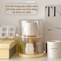 Hộp Trưng Bày Trụ Xoay