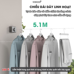 Dây Phơi Quần Áo Dây Rút