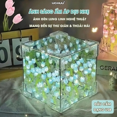 Đèn Ngủ Gương Hoa