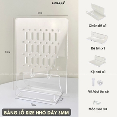 Bảng Lỗ Pegboard Trong Suốt