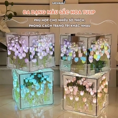 Đèn Ngủ Gương Hoa