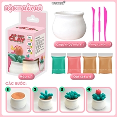 Kit Đất Sét Chậu Hoa