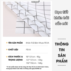 Khăn Trải Bàn Nhựa PEVA