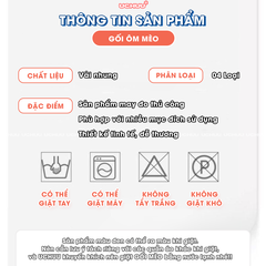 Gối Ôm Mèo Chữ U