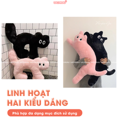 Gối Ôm Mèo Chữ U