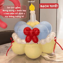 Bánh Kem Bong Bóng DIY