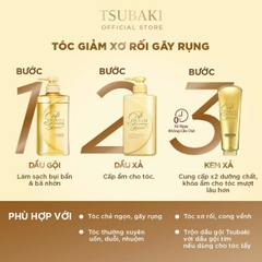 Bộ Gội Xả Phục Hồi Ngăn Rụng Tóc Tsubaki Premium Repair (490ml/chai)