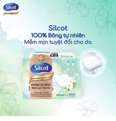 Bông Tẩy Trang Cao Cấp Silcot Premium 66 Miếng/Hộp