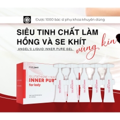 [CHE TÊN] Tinh Chất Làm Hồng Se Khít Vùng Kín Angel Liquid Glutathione+Nia Inner Pure Gel - Khongcoson