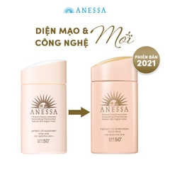 Sữa Chống Nắng Cho Da Nhạy Cảm Anessa Perfect UV Sunscreen Mild Milk SPF50+ PA++++ 60ml