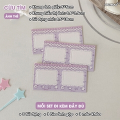 Móc Khoá Ảnh Gập