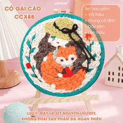 Tranh Thêu Len Nổi