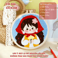 Tranh Thêu Len Nổi