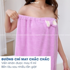 [Bộ 5 Món] Set Khăn Tắm Quấn