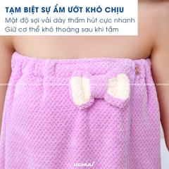 [Bộ 5 Món] Set Khăn Tắm Quấn