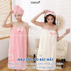 [Bộ 5 Món] Set Khăn Tắm Quấn
