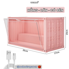 Hộp Trưng Bày Mô Hình Container