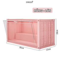 Hộp Trưng Bày Mô Hình Container