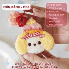 Móc Khoá Len Nổi