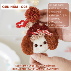 Móc Khoá Len Nổi