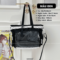 Túi Vải Viền Ren