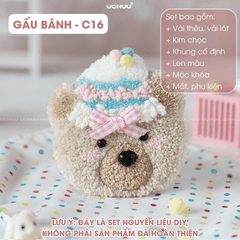 Móc Khoá Len Nổi