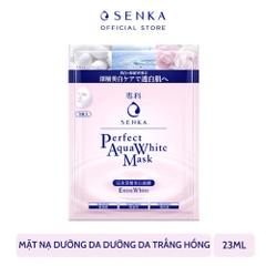 Mặt nạ dưỡng sáng da chống lão hóa Senka Aqua Mask 25ml