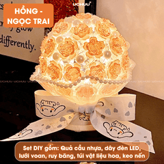 Đèn Bó Hoa Hồng