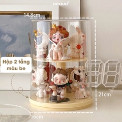 Hộp Trưng Bày Trụ Xoay
