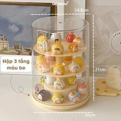Hộp Trưng Bày Trụ Xoay