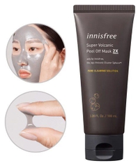 Mặt Nạ Lột Mụn Chứa Tro Núi Lửa Innisfree Super Volcanic Peel-off Mask 2X 100ml