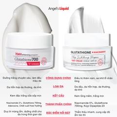 Kem Dưỡng Sáng Da Angel's Liquid 7Day Whitening Program Glutathione 700 V-Cream 50ml