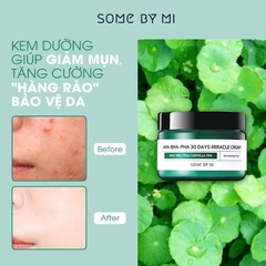 Kem Dưỡng Giảm Mụn Some By Mi AHA-BHA-PHA 30 Days Miracle Cream 60g