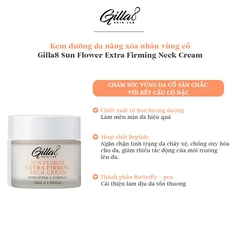 Kem Dưỡng Vùng Cổ Gilla8 Sunflower Extra Firming Neck Cream 50ml